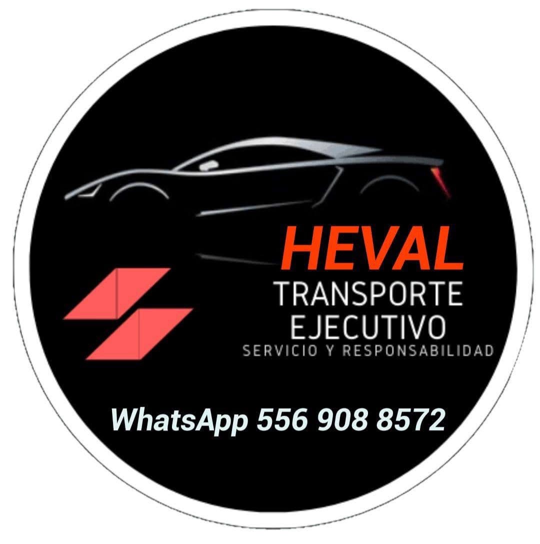 Logotipo Heval Transporte Ejecutivo